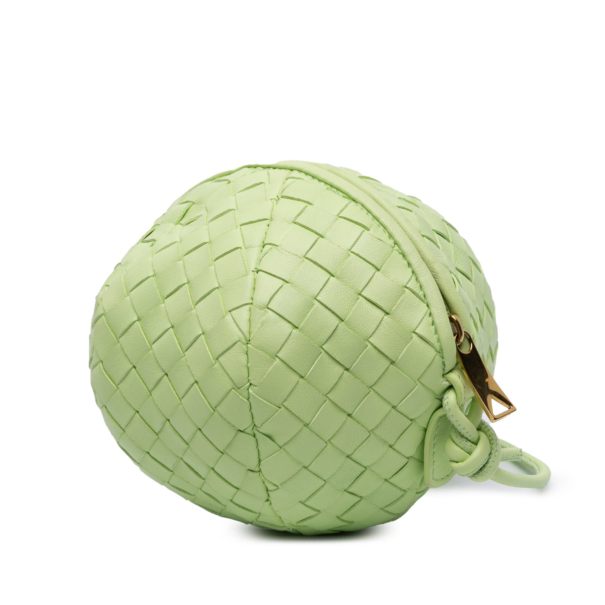 Bottega Veneta Mini Lambskin Intrecciato Mava Crossbody
