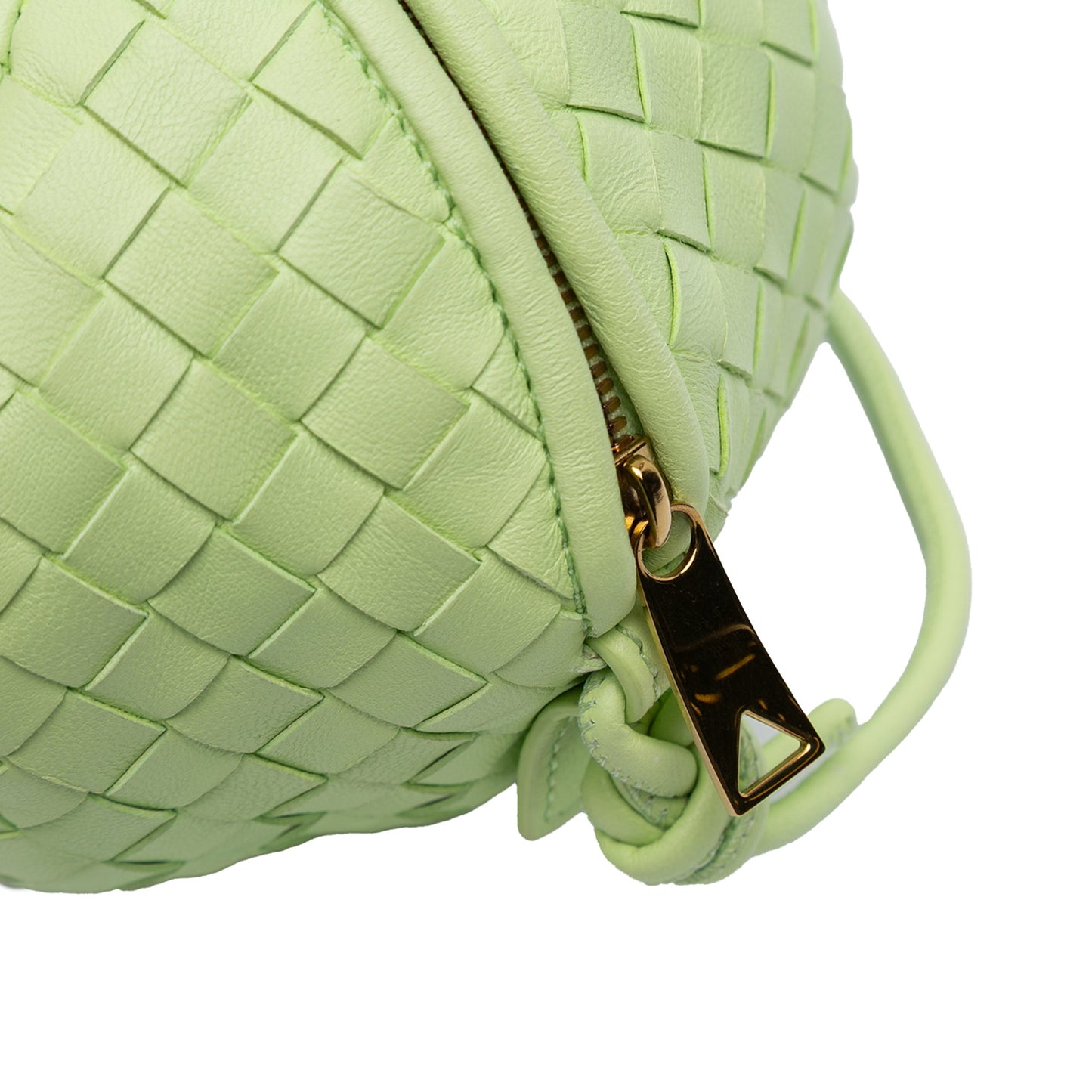 Bottega Veneta Mini Lambskin Intrecciato Mava Crossbody
