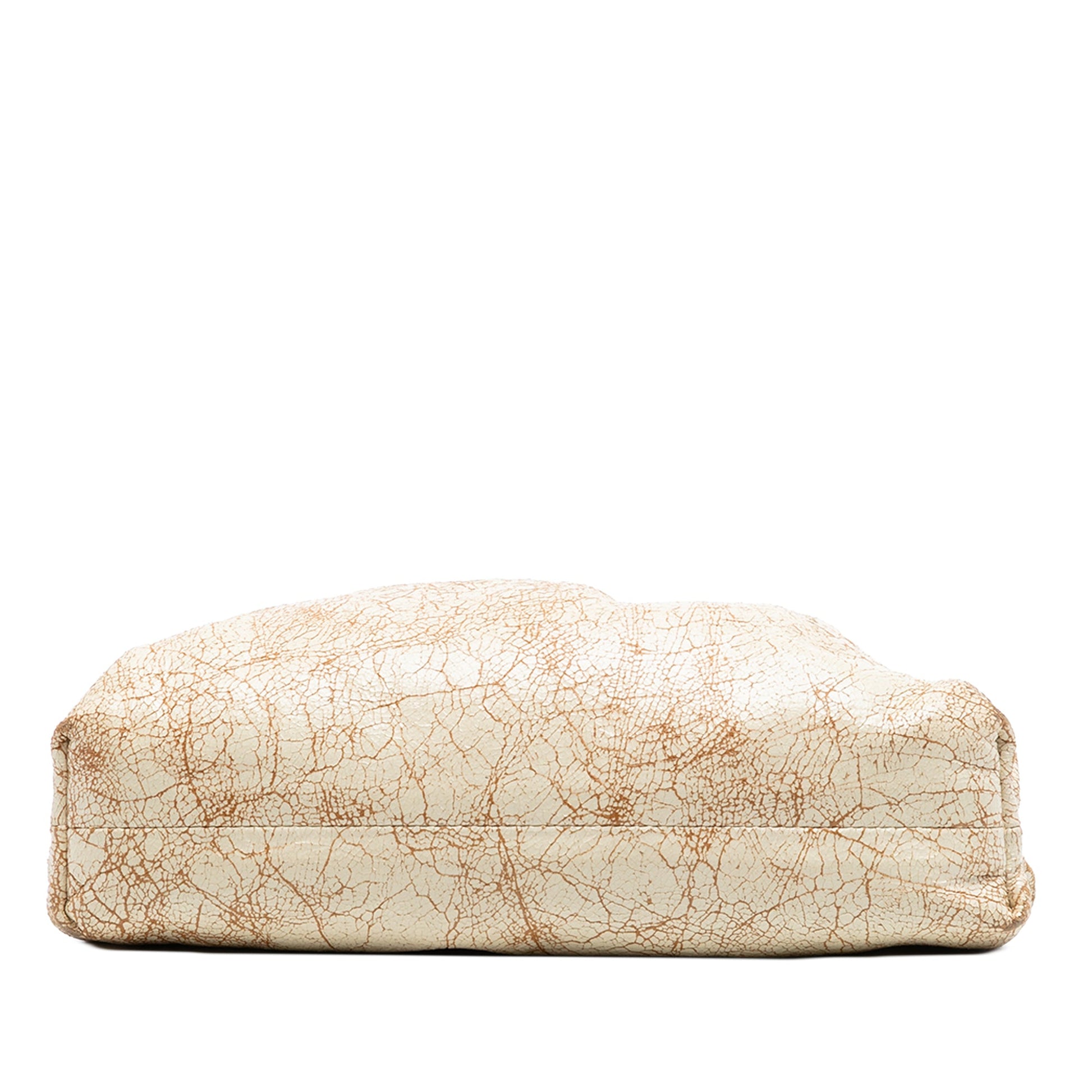 Bottega Veneta Crackled Calfskin The Mini Pouch Crossbody