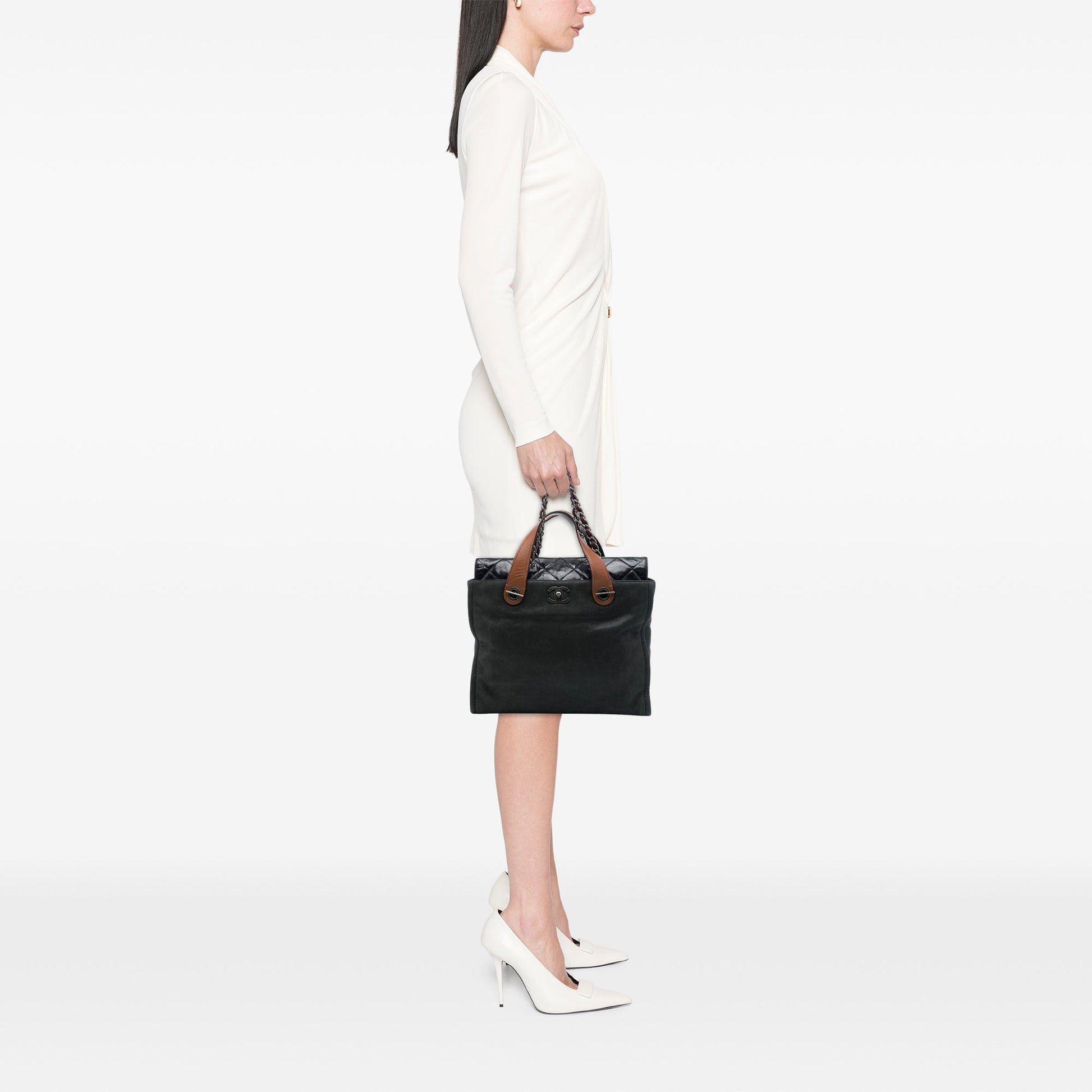 Chanel Iridescent Calfskin In The Mix Portobello Soft Tote