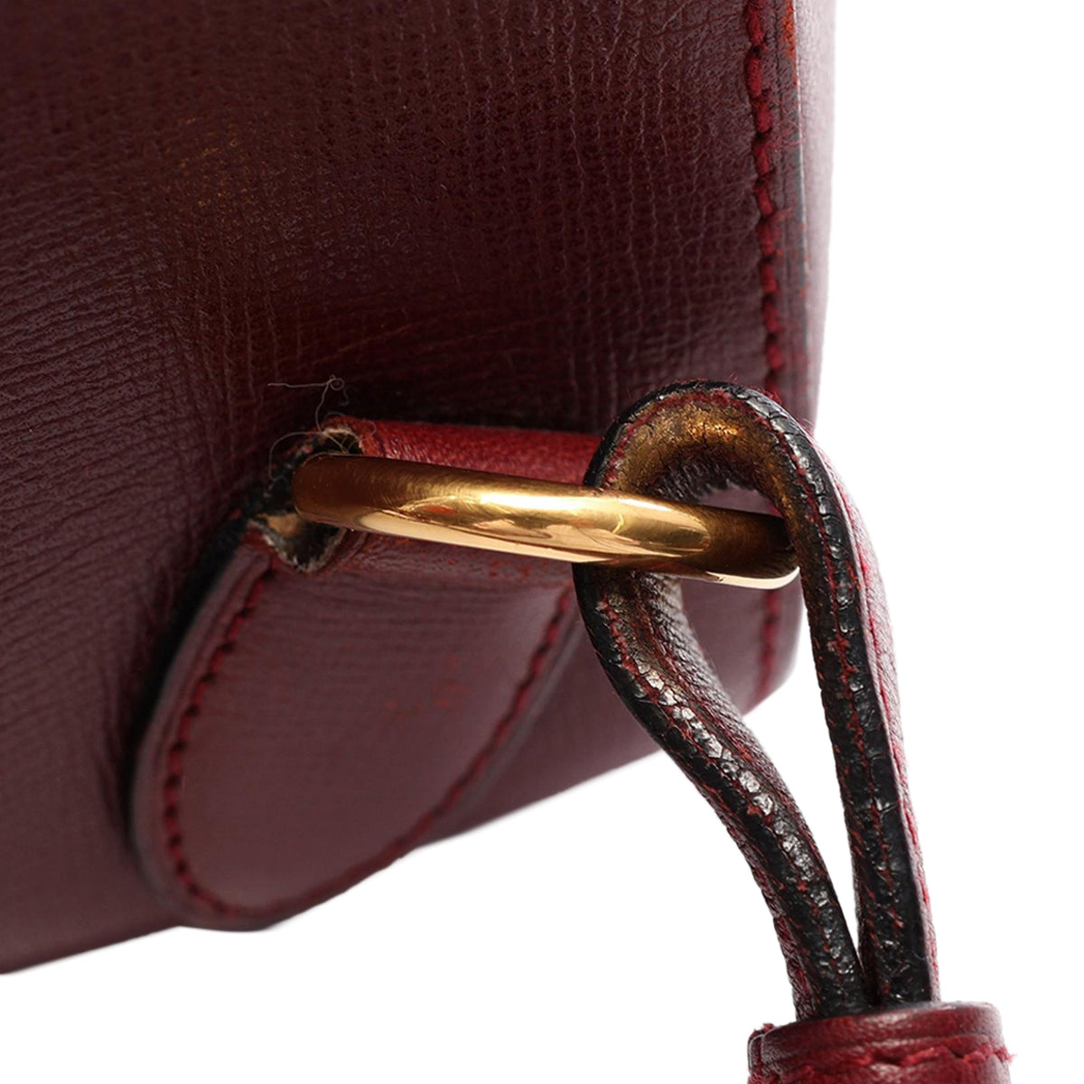 Cartier Leather Must De Cartier Backpack — Red