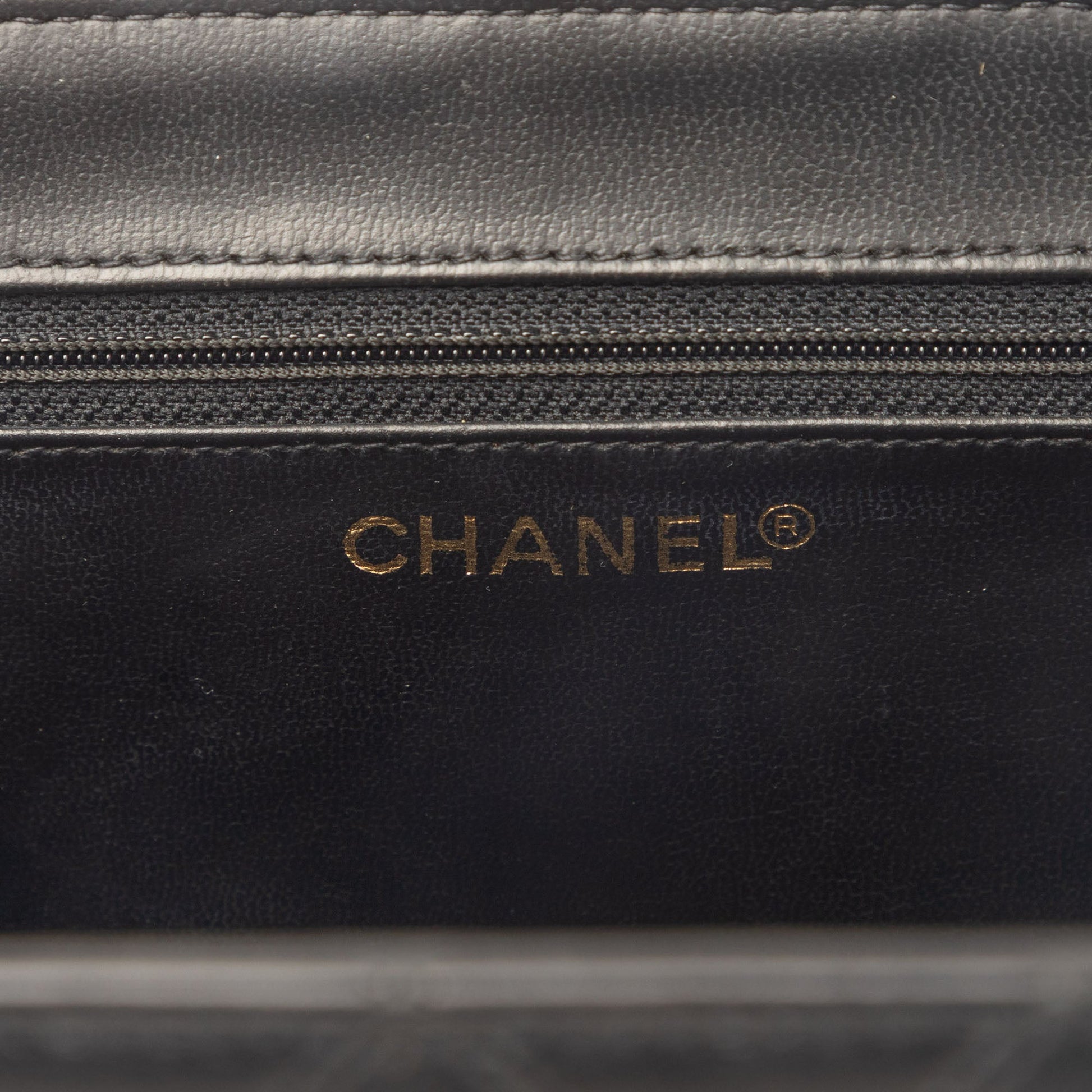 Chanel CC Stitched Calfskin Turnlock Vanity Case