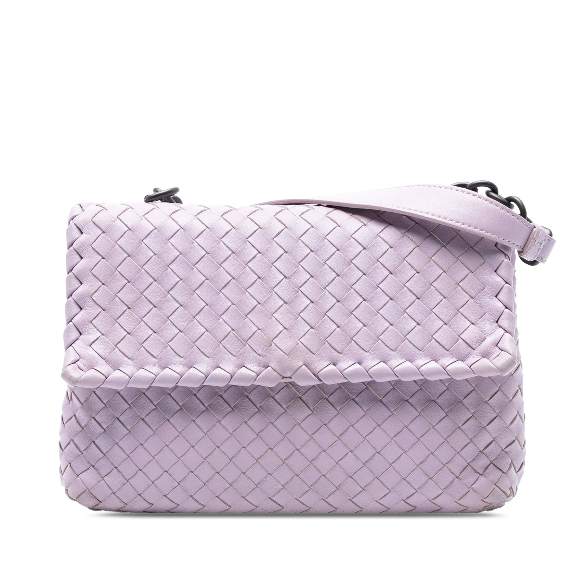 Bottega Veneta Small Nappa Intrecciato Olimpia Shoulder Bag