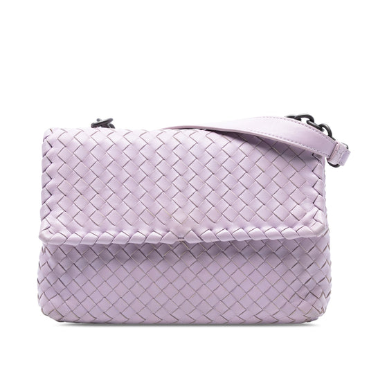 Bottega Veneta Small Nappa Intrecciato Olimpia Shoulder Bag