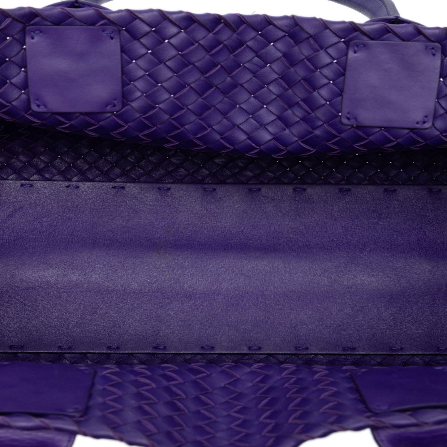 Bottega Veneta Medium Lambskin Intreccio Cabat Tote