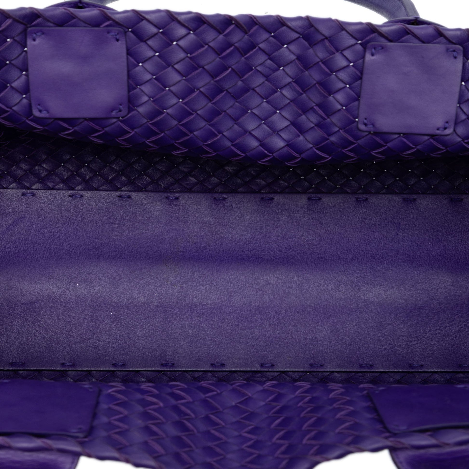 Bottega Veneta Medium Lambskin Intreccio Cabat Tote