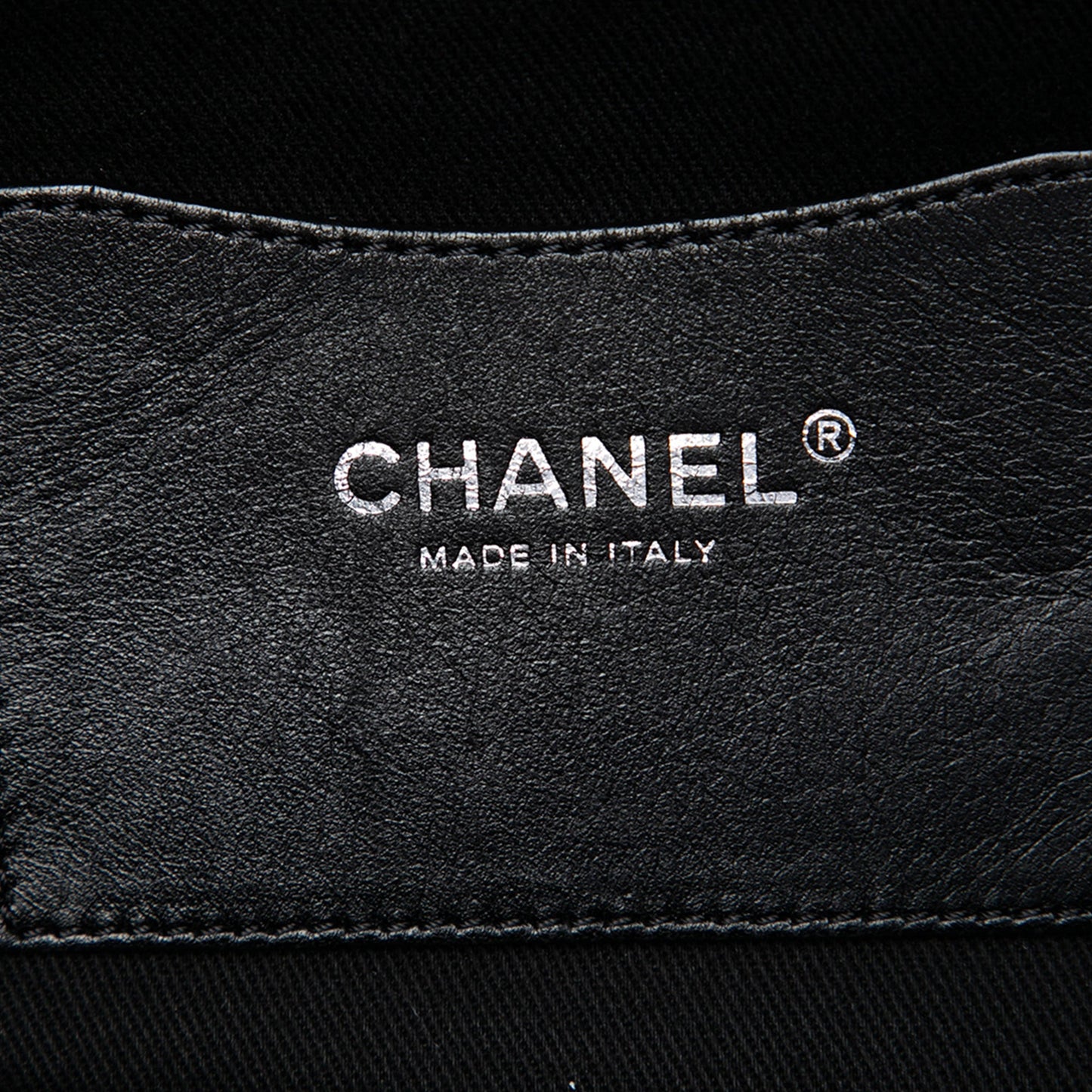 Chanel CC Quilted Lambskin Wild Stitch Chain Tote