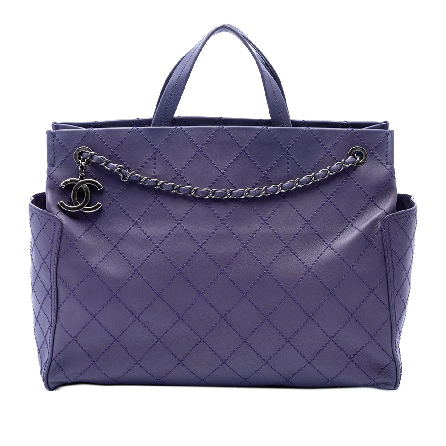 Chanel Large CC Quilted Calfskin Pocket Tote