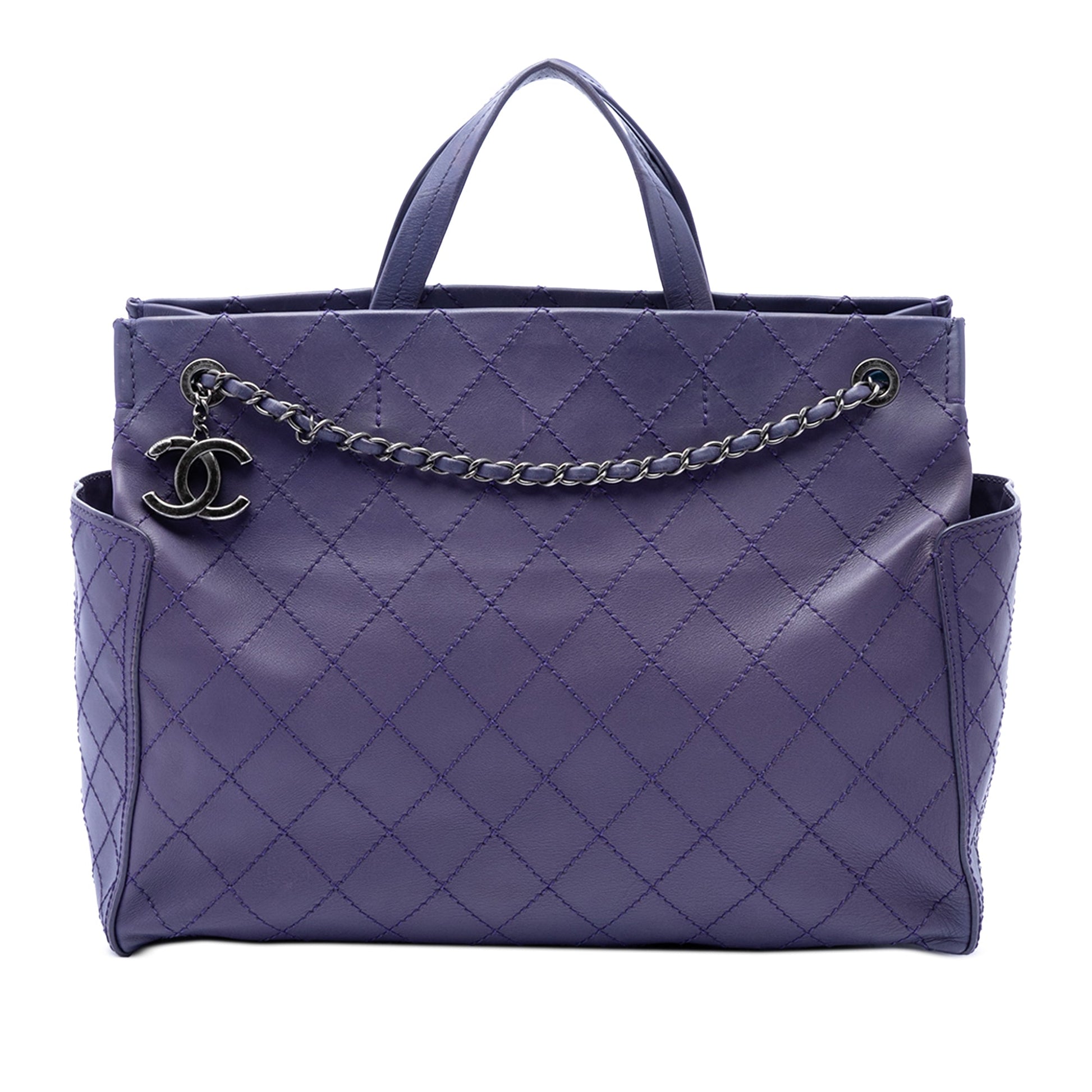 Chanel Large CC Quilted Calfskin Pocket Tote