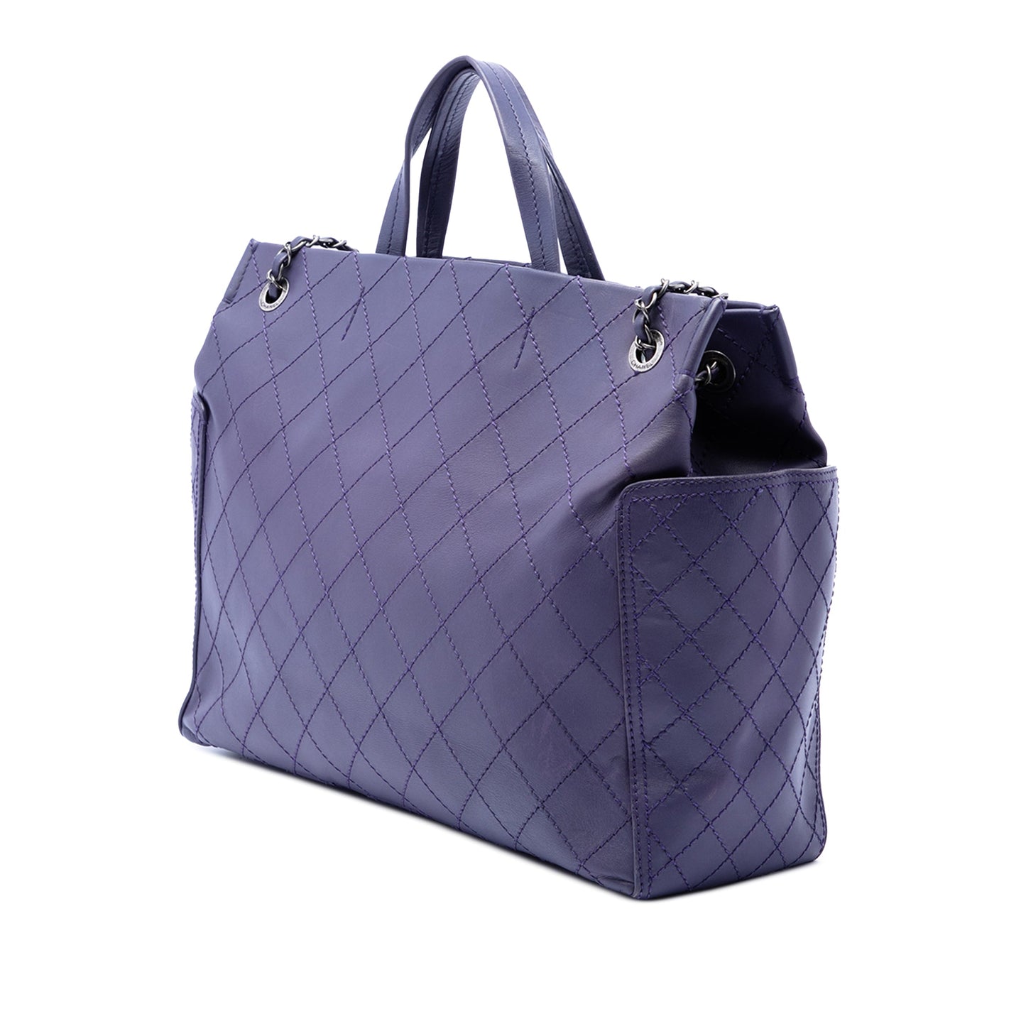 Chanel Large CC Quilted Calfskin Pocket Tote