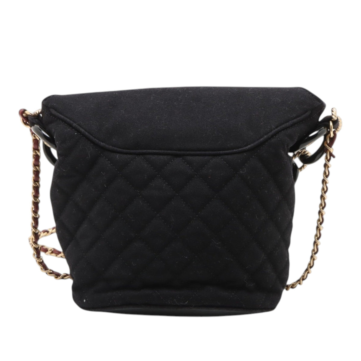 Chanel Paris Hamburg Quilted Wool Coco Sailor Charms Bucket Bag — Blue