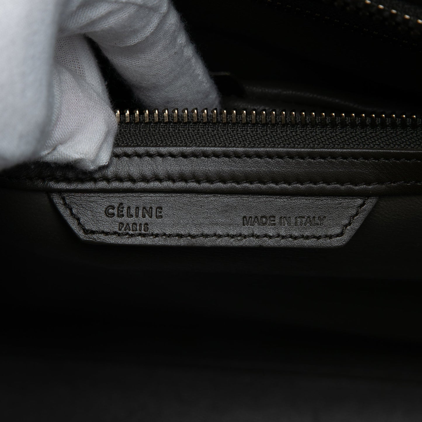 Mini Tricolor Nubuck and Smooth Calfskin Luggage Tote