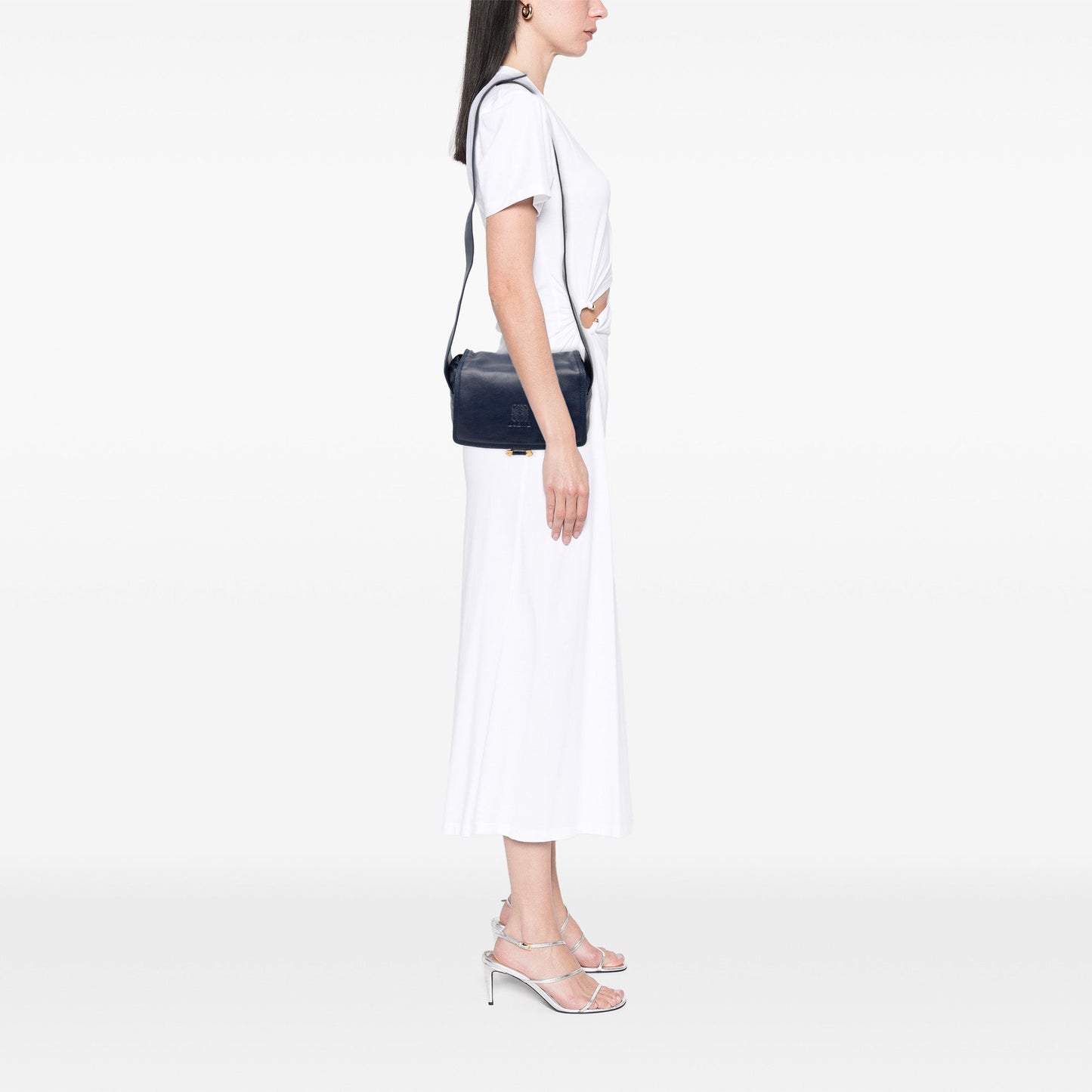 LOEWE Anagram Leather Flap Crossbody