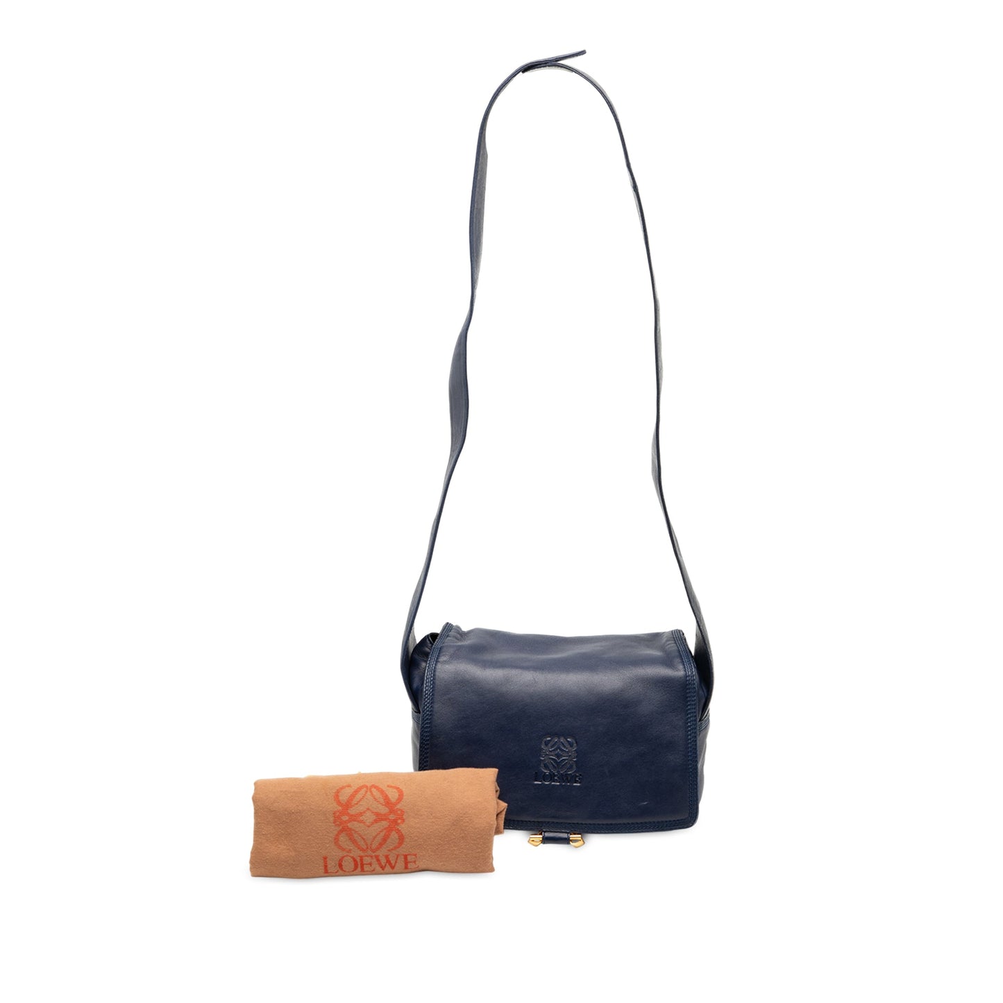 LOEWE Anagram Leather Flap Crossbody