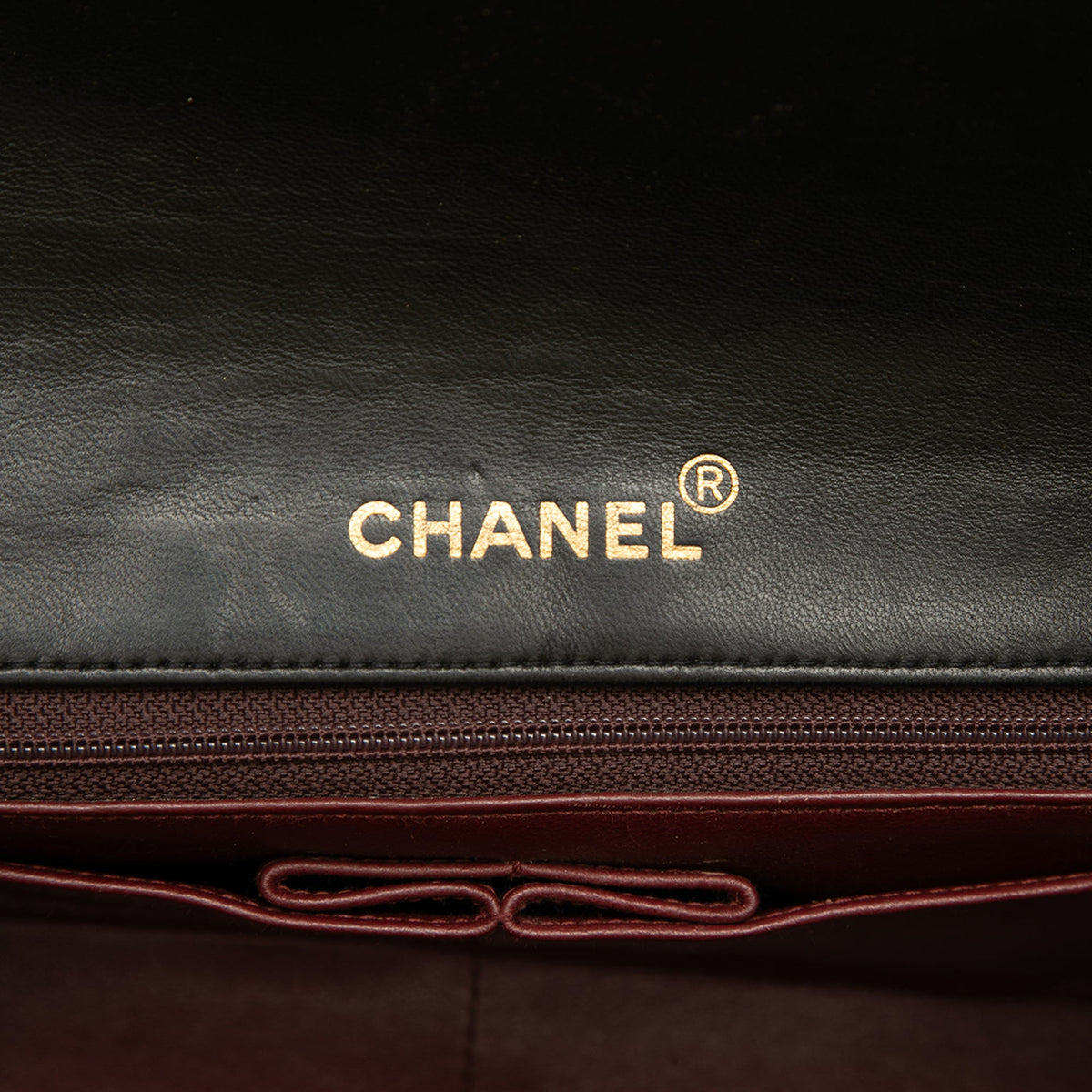 Chanel Small CC Quilted Lambskin Full Single Flap — Black