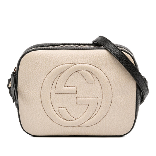 Gucci Small Bicolor Leather Soho Disco Crossbody