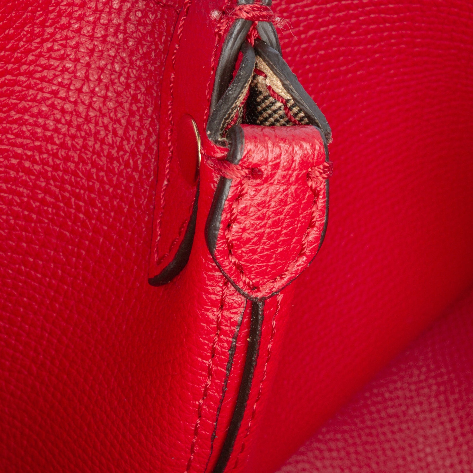 Burberry Haymarket Check Coated Canvas Lorne Bucket Bag