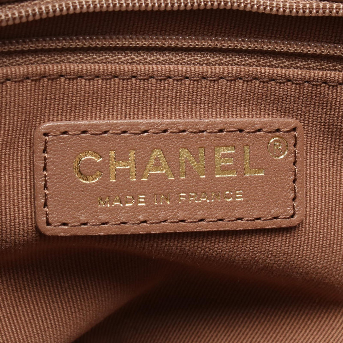 Chanel CC Caviar Shopping Bag — Gray