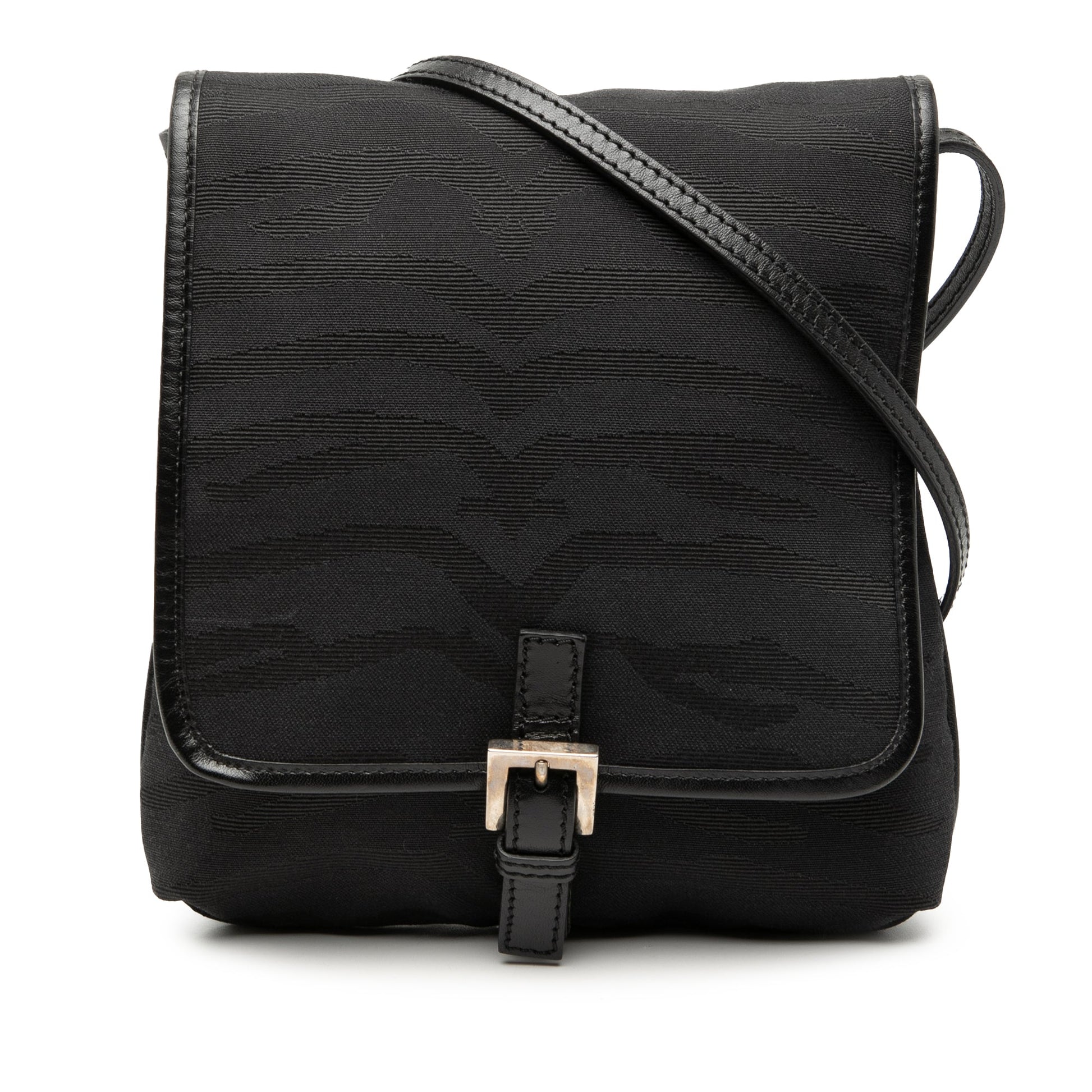Fendi Zebra Printed Canvas Crossbody