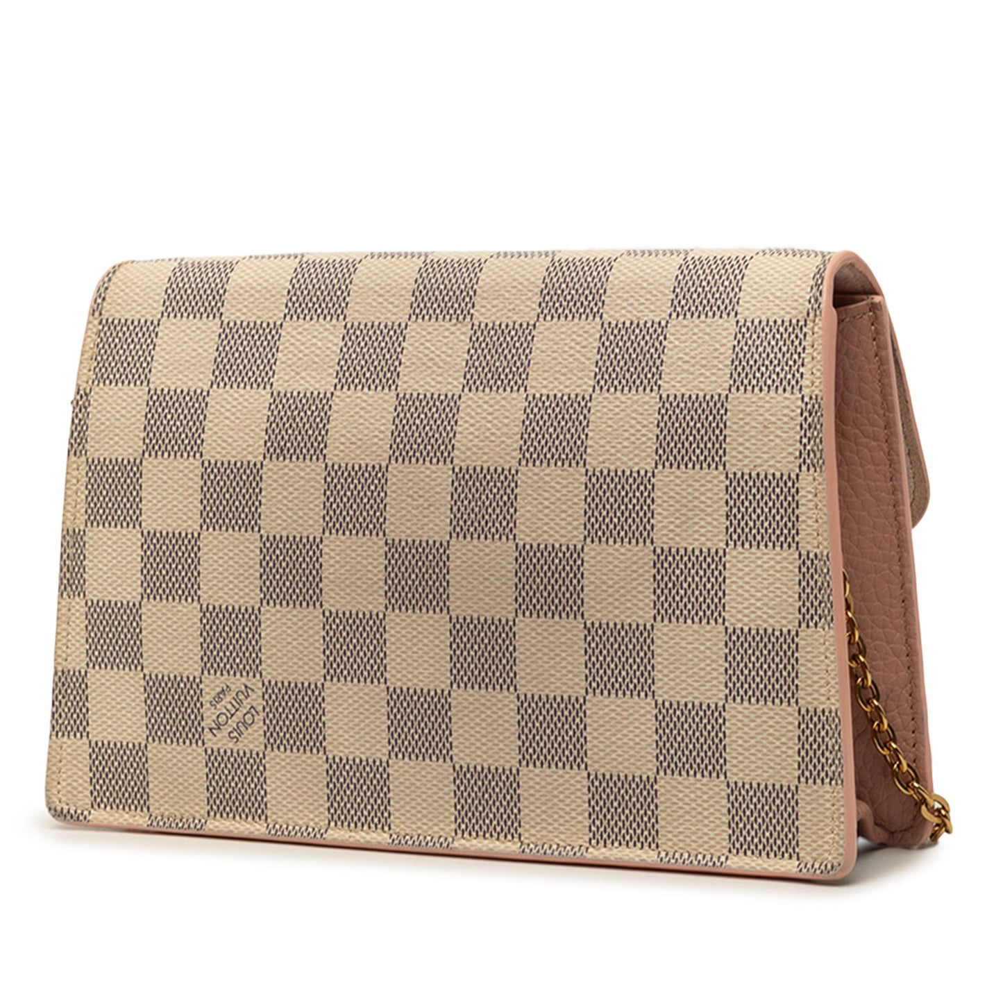 Louis Vuitton Damier Azur Croisette Wallet on Chain