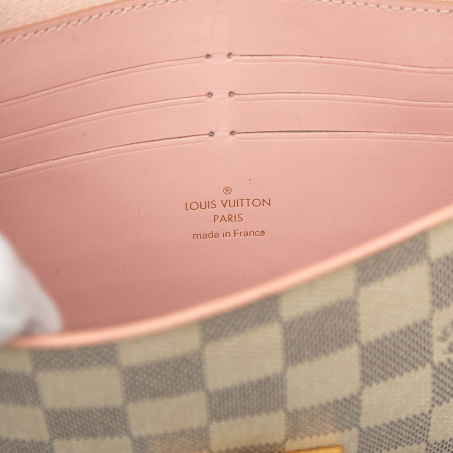 Louis Vuitton Damier Azur Croisette Wallet on Chain