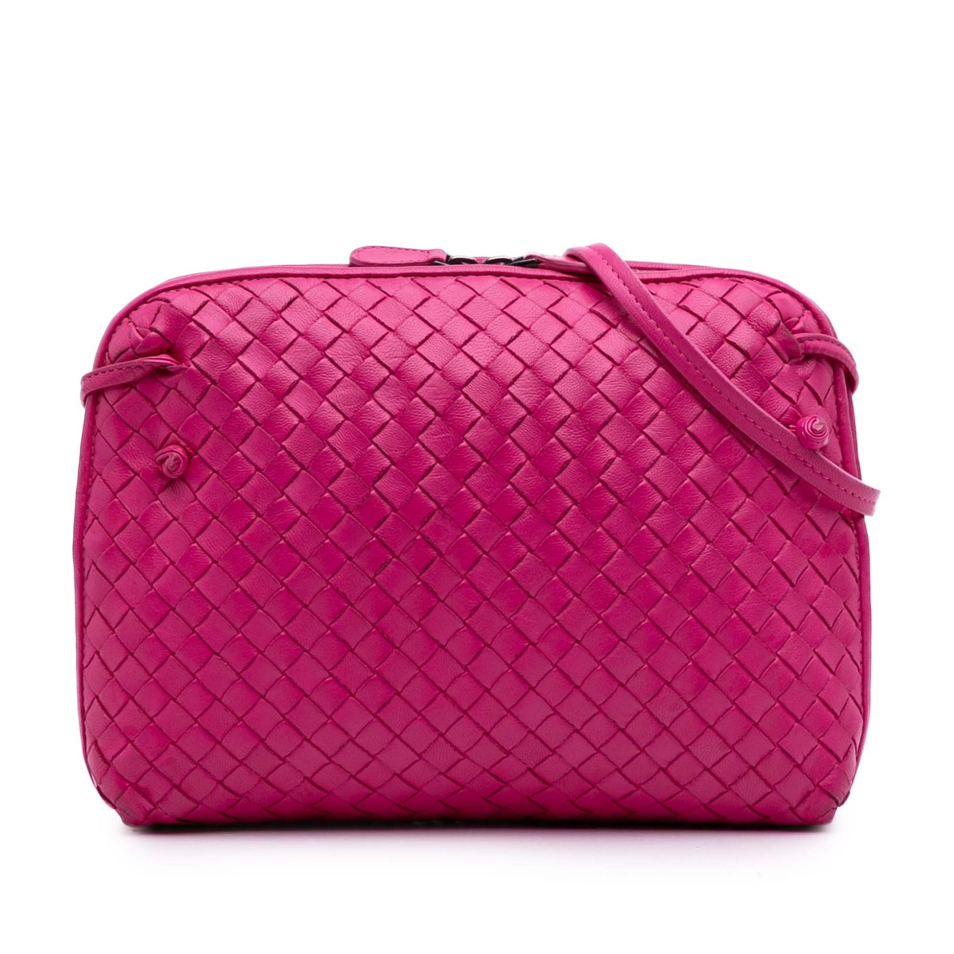 Bottega Veneta Nappa Intrecciato Nodini Crossbody