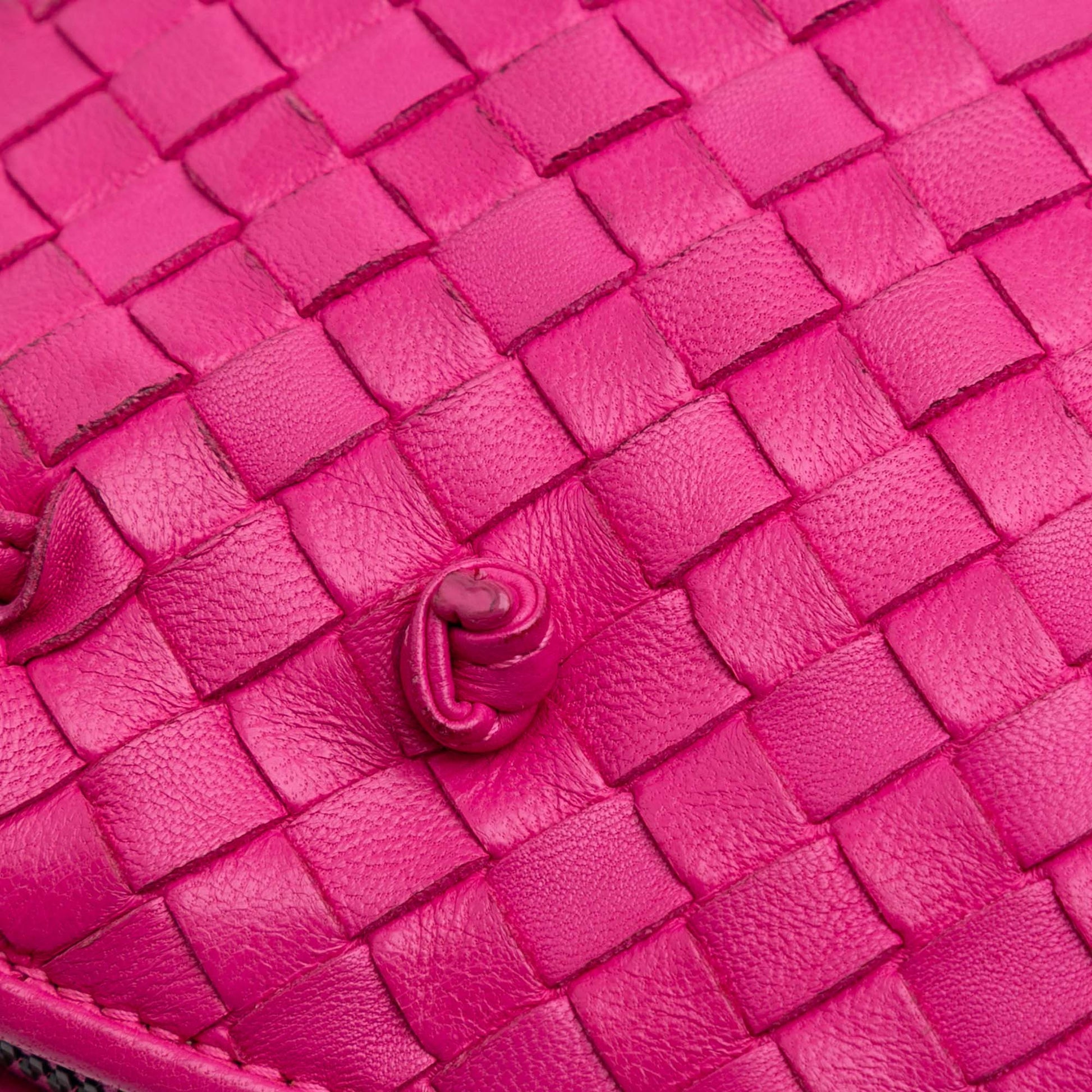 Bottega Veneta Nappa Intrecciato Nodini Crossbody