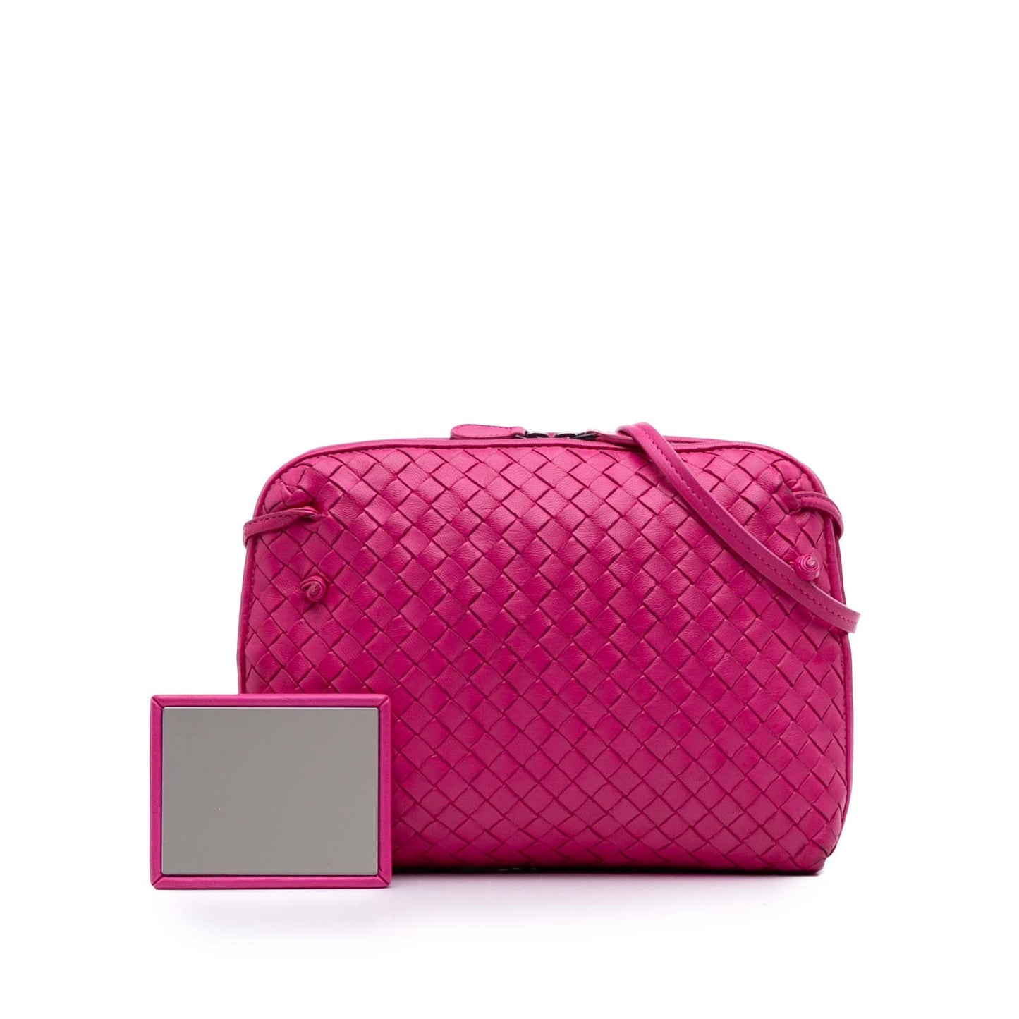 Bottega Veneta Nappa Intrecciato Nodini Crossbody