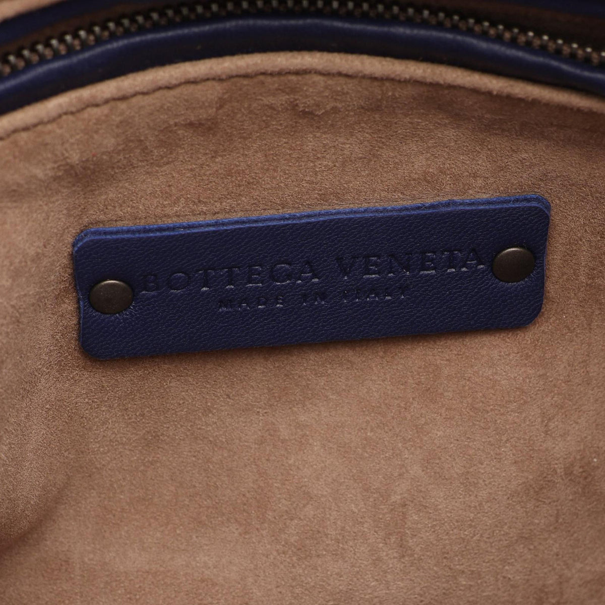 Bottega Veneta Intrecciato Fringe Nodini — Blue
