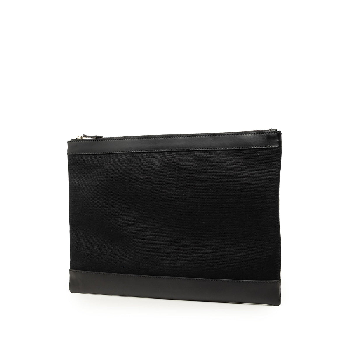 Balenciaga Canvas Navy Clip Clutch L