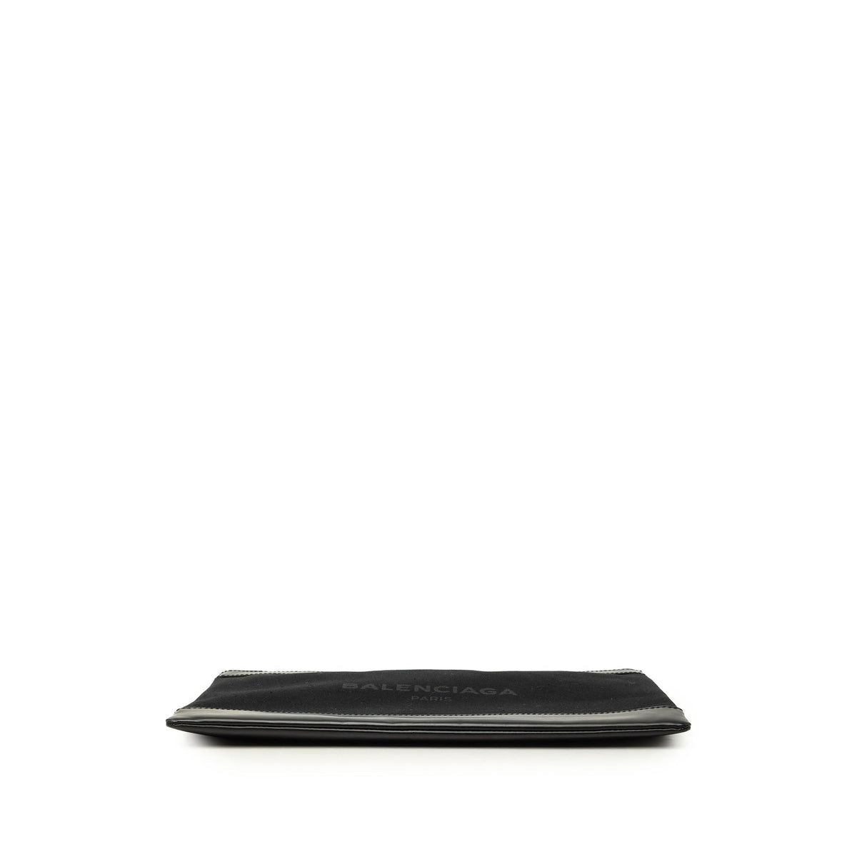 Balenciaga Canvas Navy Clip Clutch L