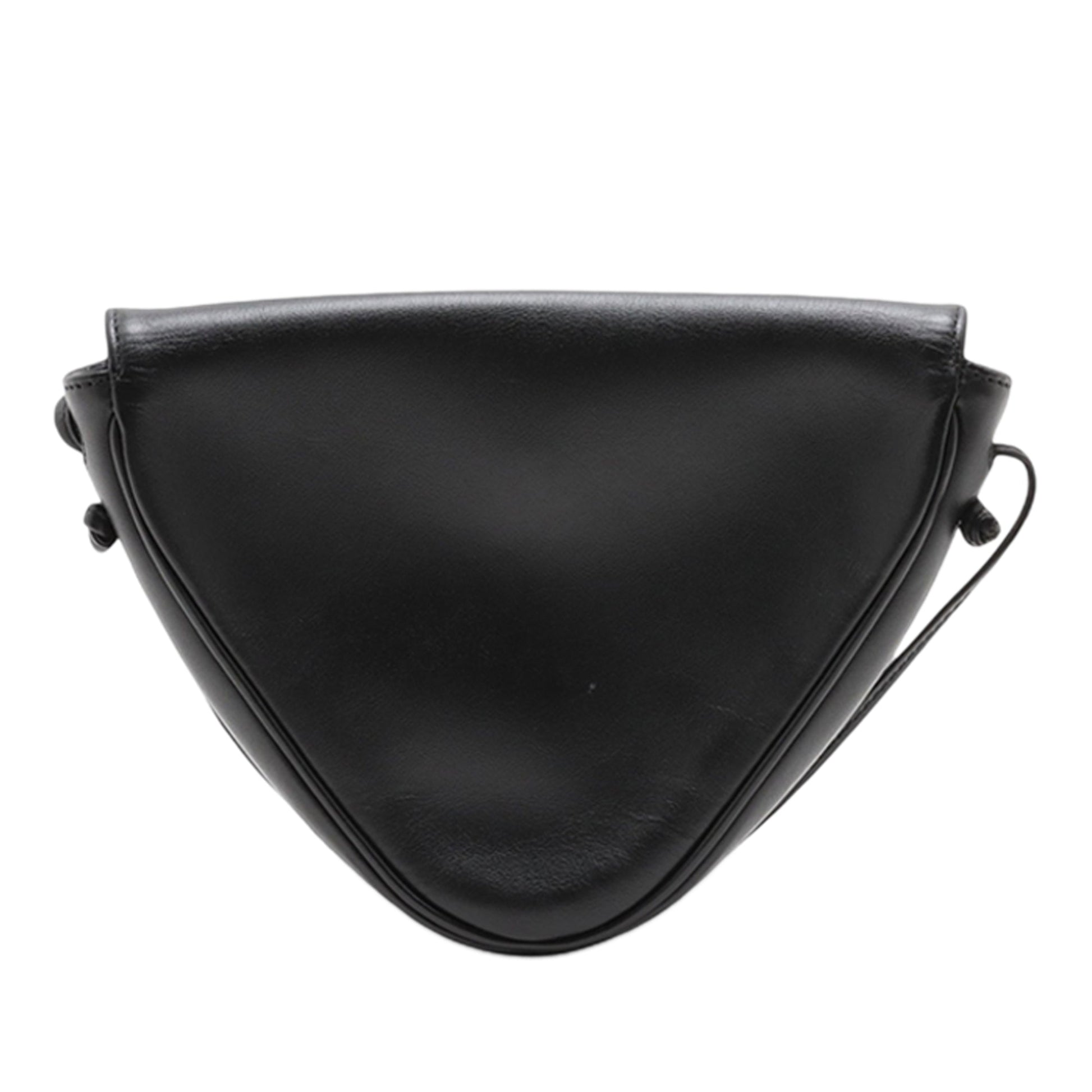 Celine Smooth Calfskin Logo Triangle Crossbody
