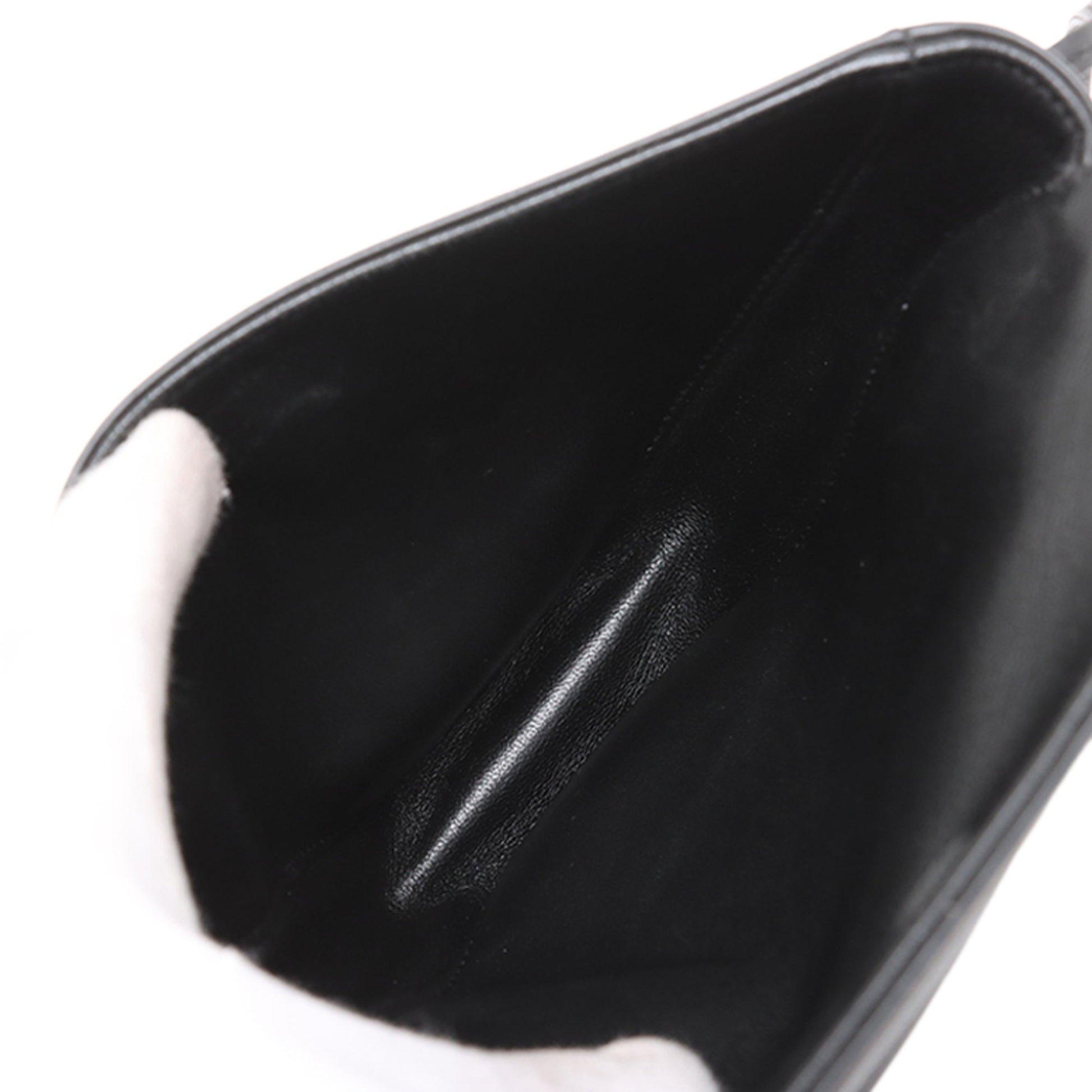 Celine Smooth Calfskin Logo Triangle Crossbody
