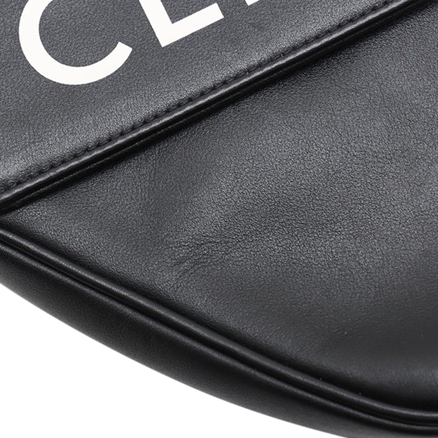 Celine Smooth Calfskin Logo Triangle Crossbody