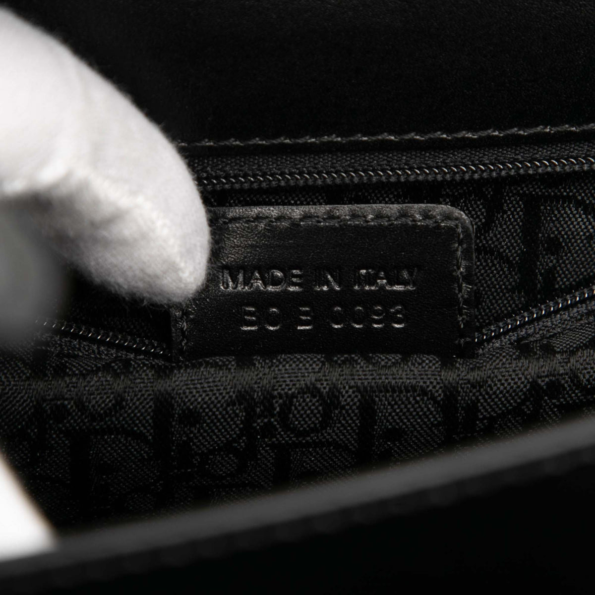 Dior Patent Flap Saddle Bag