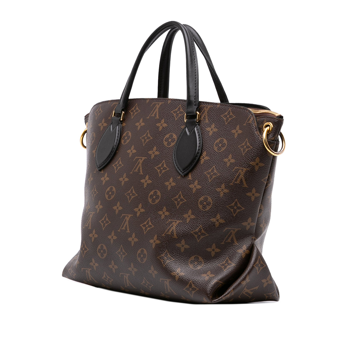 Louis Vuitton Monogram Flower Zipped Tote MM — Brown