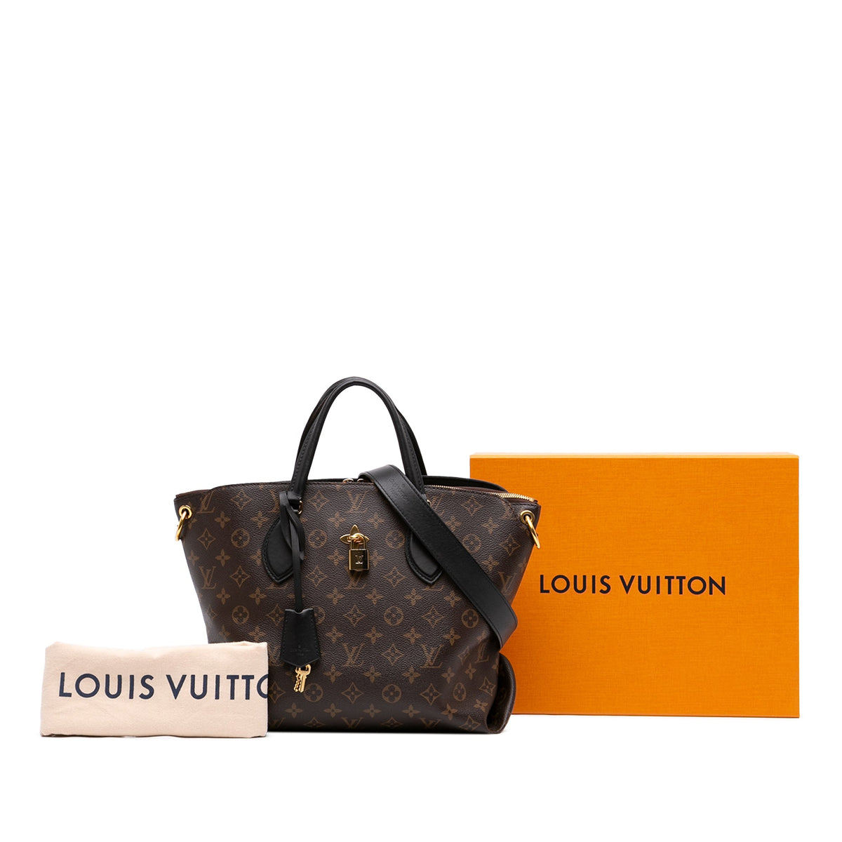 Louis Vuitton Monogram Flower Zipped Tote MM — Brown