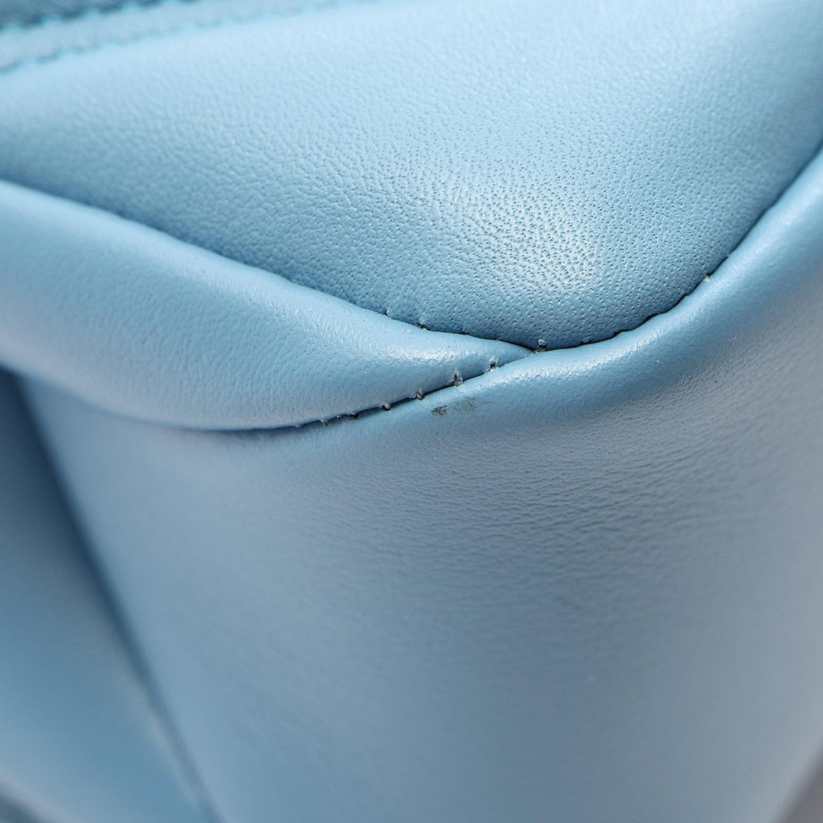 Bvlgari Mini Leather Serpenti Cabochon Satchel — Blue