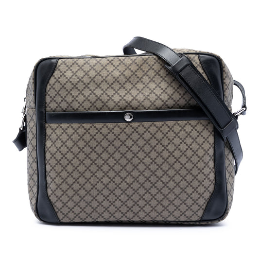 Gucci Diamante Coated Canvas Messenger Bag