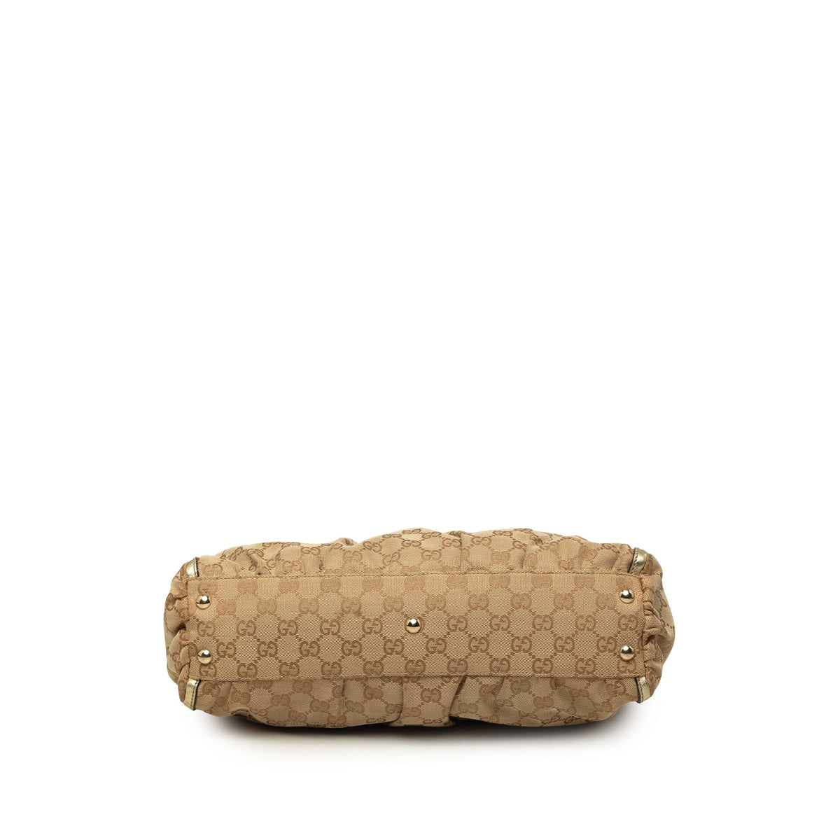 Gucci GG Canvas Abbey D Ring Tote — Beige