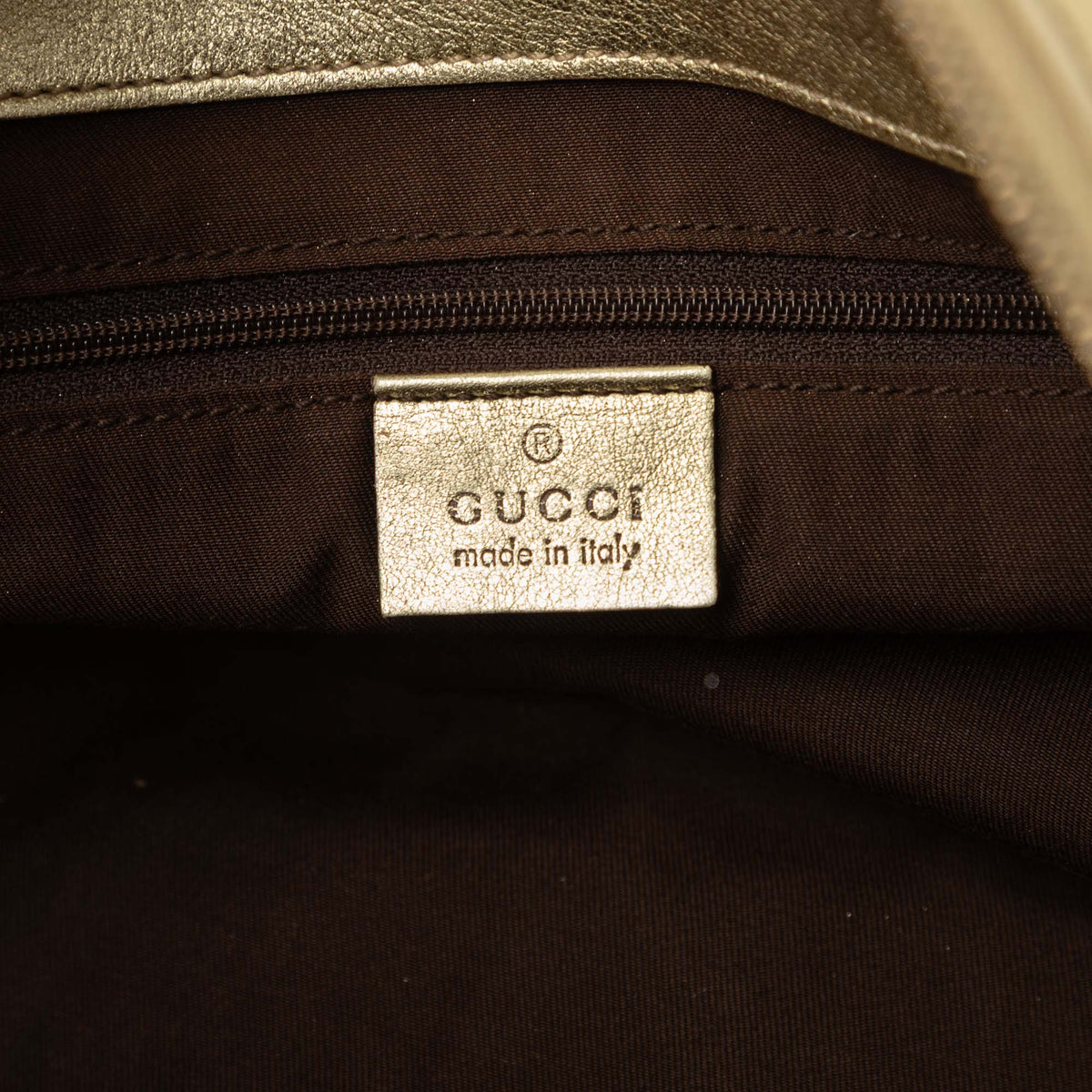 Gucci GG Canvas Abbey D Ring Tote — Beige