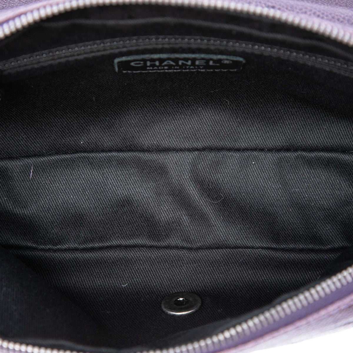 Chanel Medium Quilted Iridescent Caviar Easy Flap