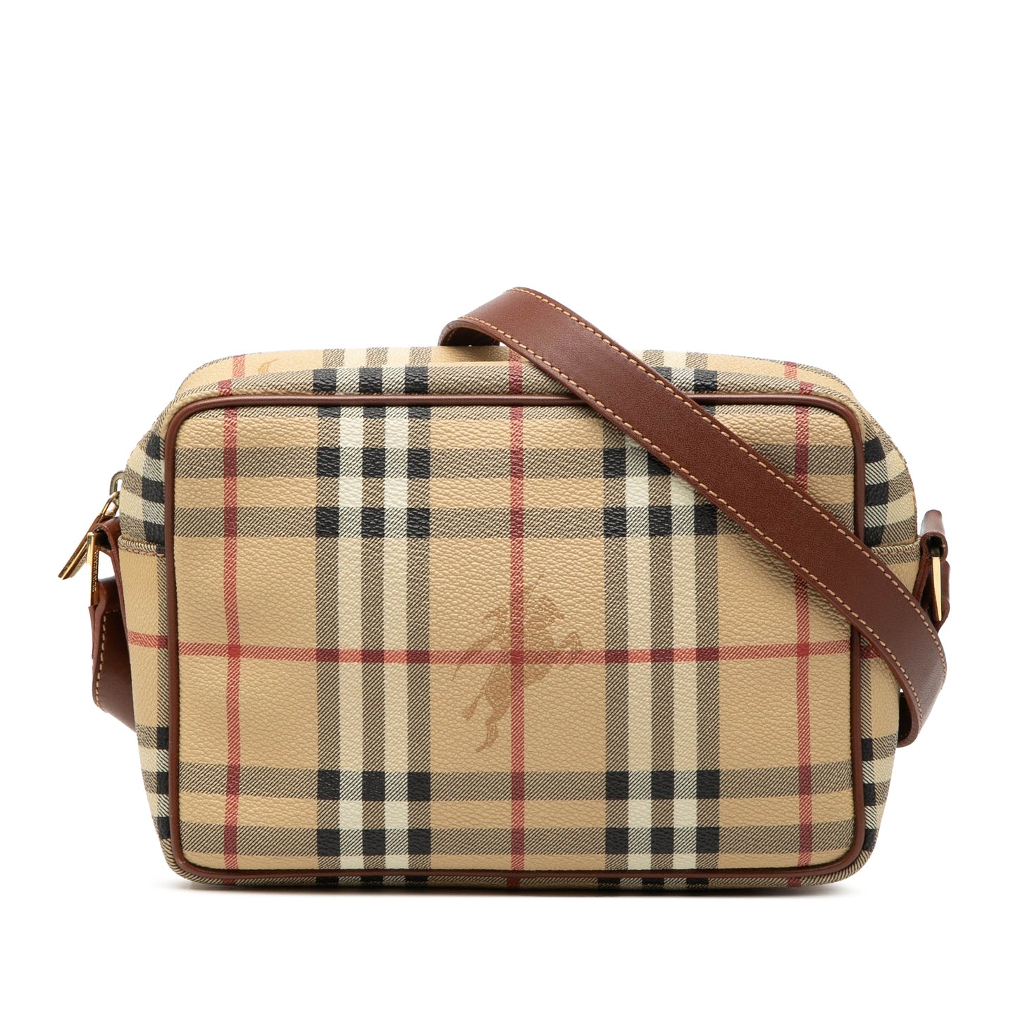 Burberry Haymarket Check Coated Canvas Crossbody