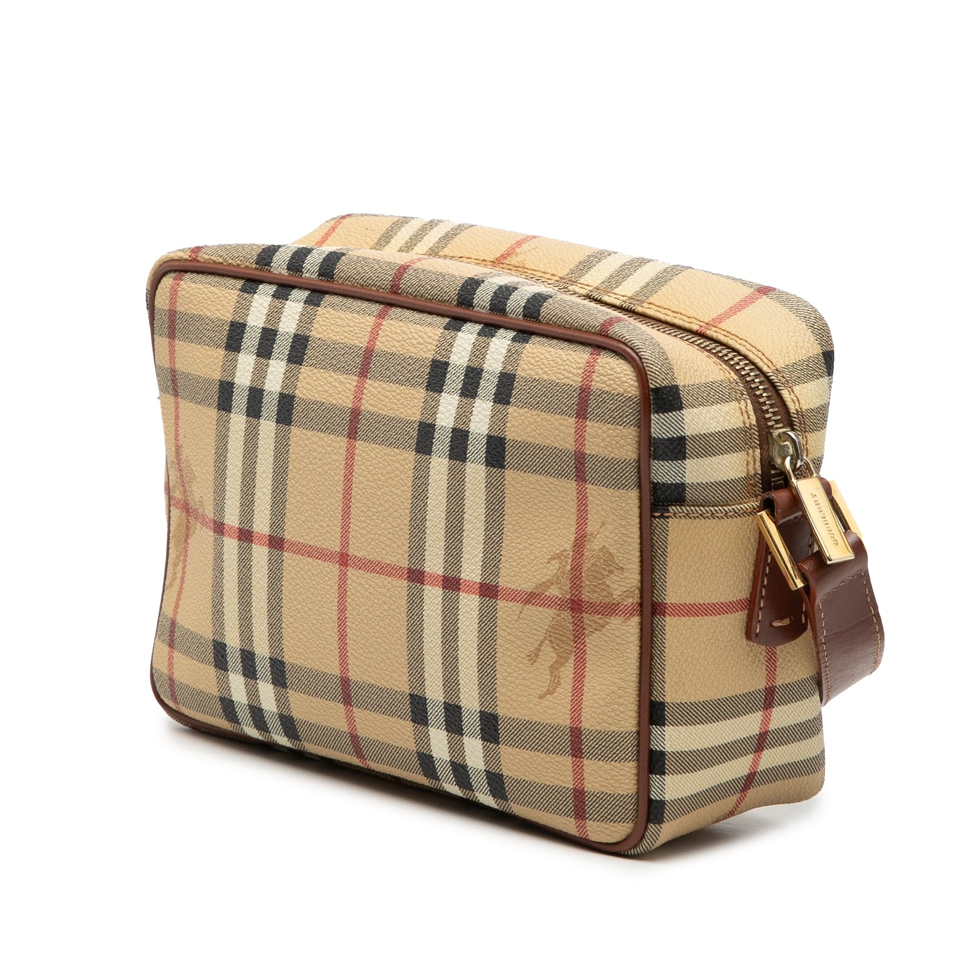 Burberry Haymarket Check Coated Canvas Crossbody