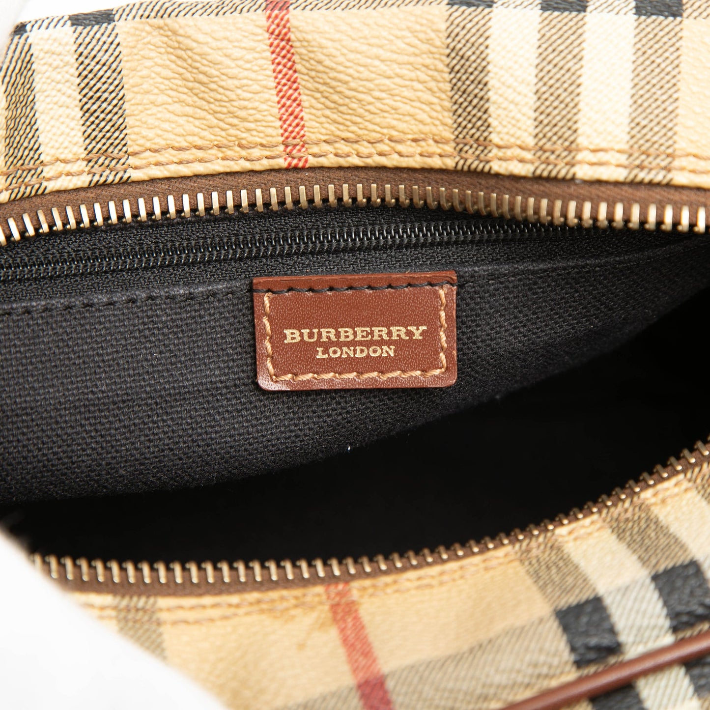 Burberry Haymarket Check Coated Canvas Crossbody