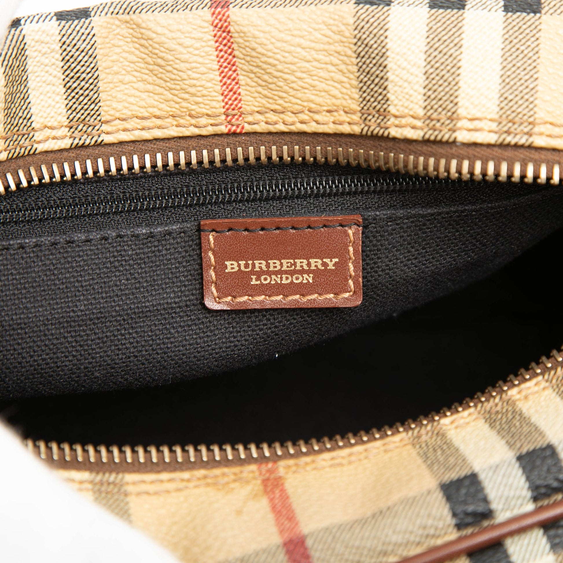 Burberry Haymarket Check Coated Canvas Crossbody