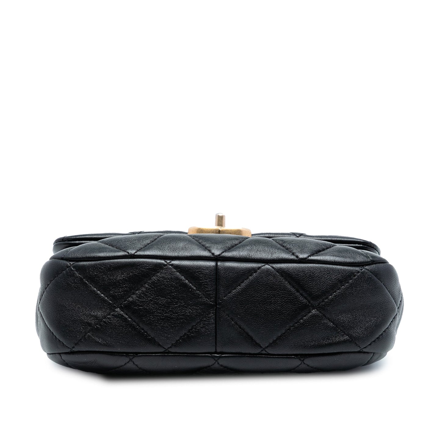 Chanel Mini Quilted Lambskin Lacquered Chain Flap