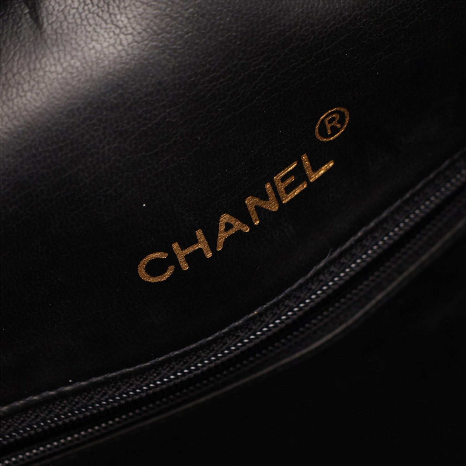 Chanel Quilted Calfskin Logo Bowler Weekend Bag