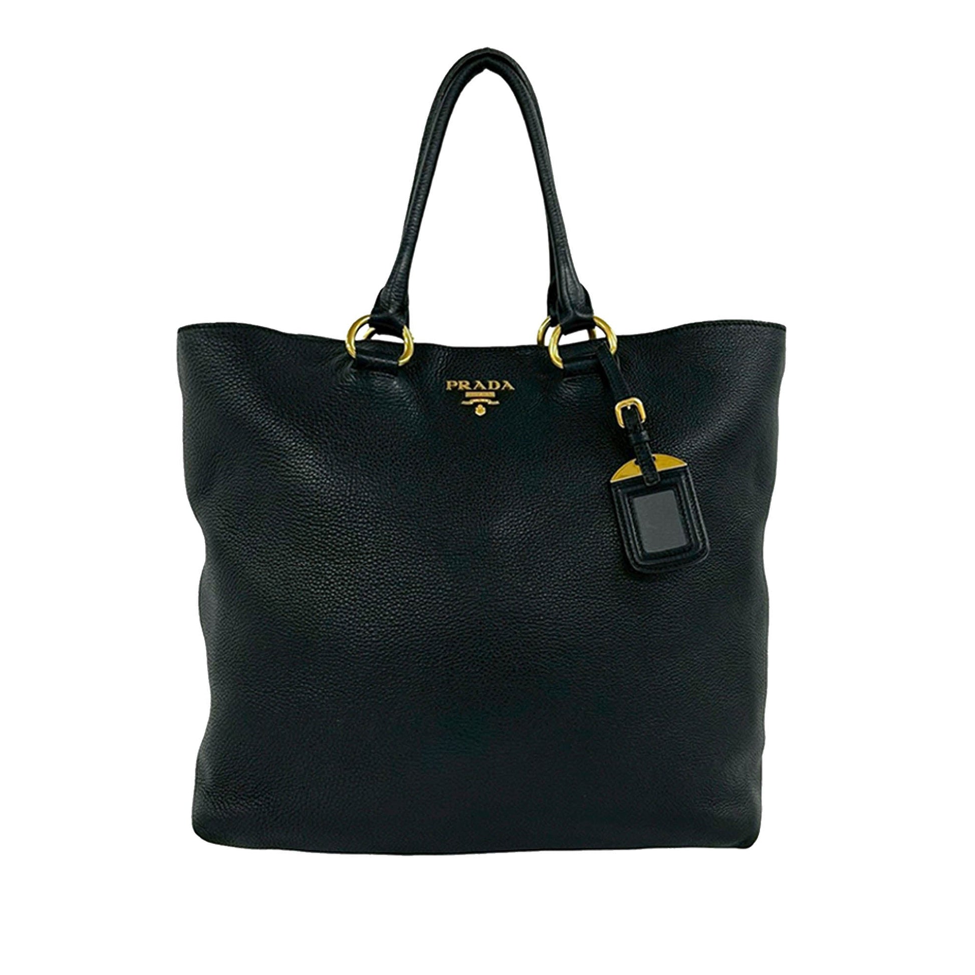 Prada Vitello Daino Open Convertible Tote