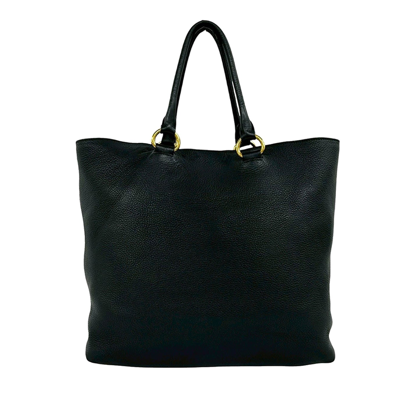Prada Vitello Daino Open Convertible Tote